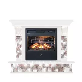 Электрокамин с широким очагом 3D Glenrich
