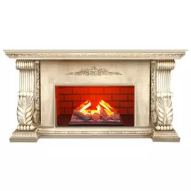 Электрокамин с широким очагом 3D Glenrich