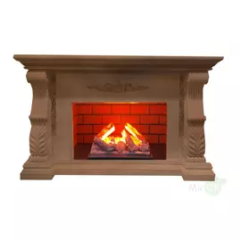 Электрокамин с классическим очагом 3D Glenrich