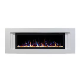 Электрокамин с широким очагом 3D Real-Flame