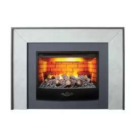 Электрокамин с широким очагом 3D Real-Flame