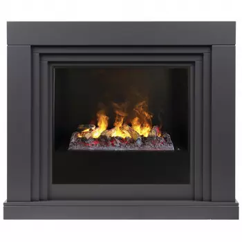 Электрокамин с широким очагом 3D Real-Flame