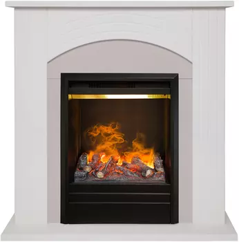 Электрокамин с широким очагом 3D Real-Flame