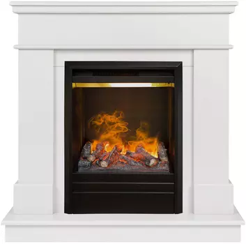 Электрокамин с широким очагом 3D Real-Flame