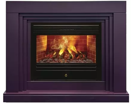 Электрокамин с широким очагом 3D Real-Flame