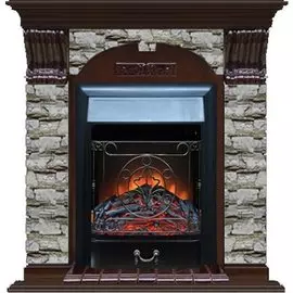 Электрокамин со стеклом Glenrich