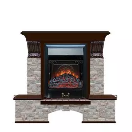 Качественный каминокомплект с эффектом живого огня Glenrich