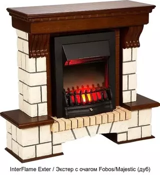 Каменный камин (портал+очаг) InterFlame