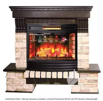 Каменный камин (портал+очаг) InterFlame
