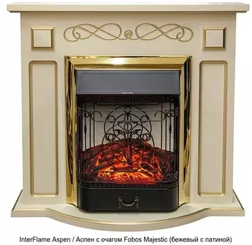 Каменный камин (портал+очаг) InterFlame