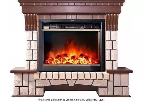 Каменный камин (портал+очаг) InterFlame