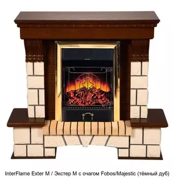 Каменный камин (портал+очаг) InterFlame