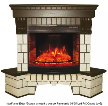 Каменный камин (портал+очаг) InterFlame