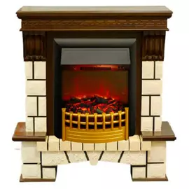 Камин с декоративной решеткой Real-Flame
