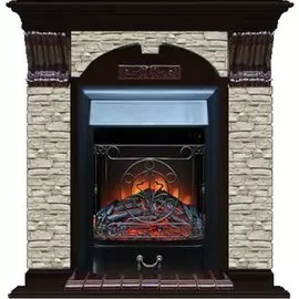 Камин со шпоном дуба Glenrich