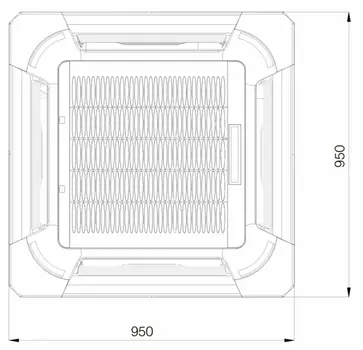 Кассетный кондиционер Excon