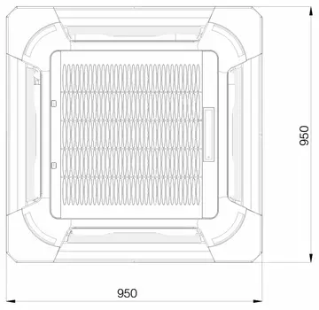 Кассетный кондиционер Excon