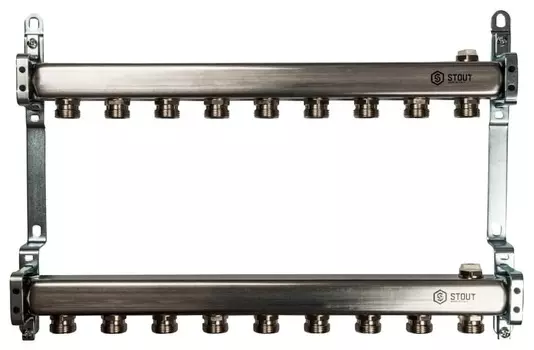 Коллектор для радиаторной разводки STOUT