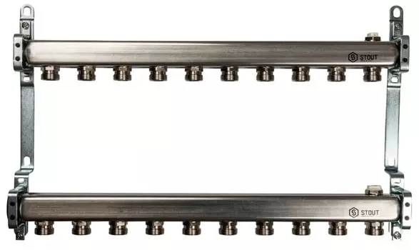 Коллектор для радиаторной разводки STOUT
