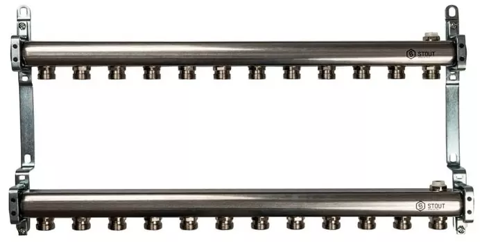 Коллектор для радиаторной разводки STOUT
