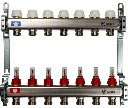 Коллектор с расходомерами STOUT