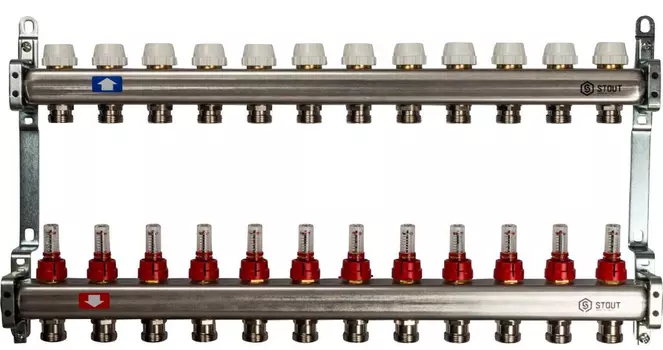 Коллектор с расходомерами STOUT