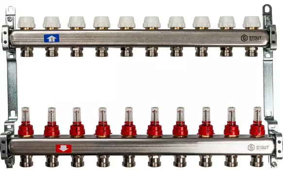 Коллектор с расходомерами STOUT