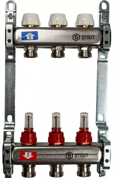 Коллектор с расходомерами STOUT