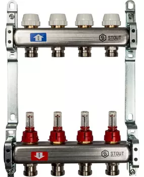 Коллектор с расходомерами STOUT