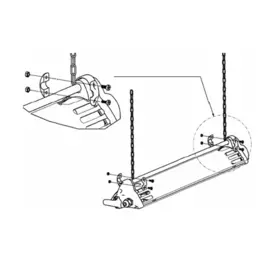 Комплект для крепления к потолку Frico