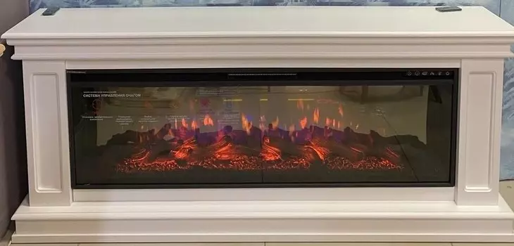 Линейный электрокамин InterFlame