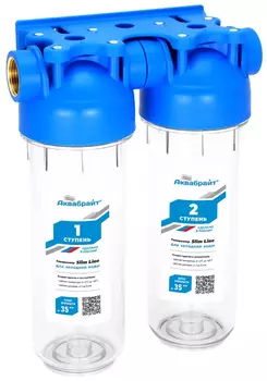 Магистральный фильтр с присоединительным диаметром 3/4" Аквабрайт