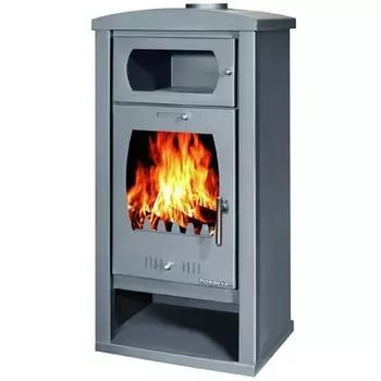 Металлическая печь-камин для дома дровяная Hosseven