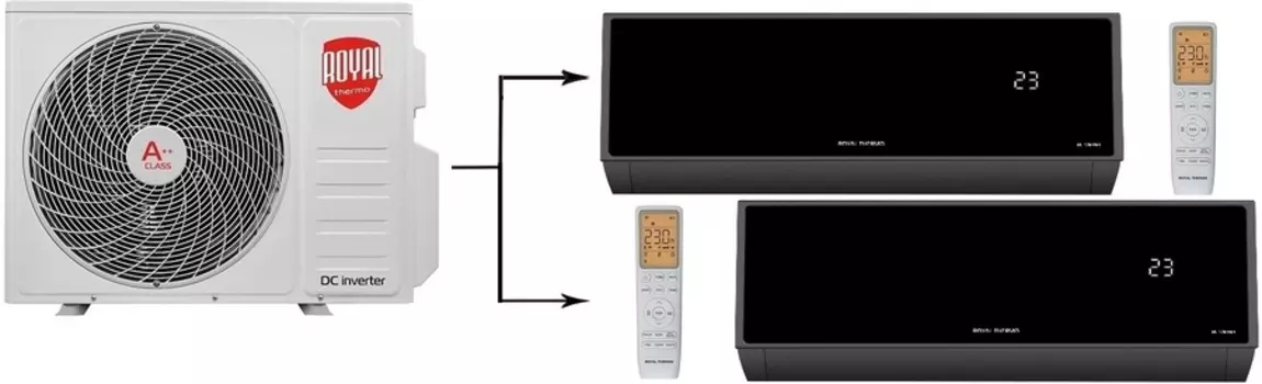 Мульти сплит-система на 2 комнаты Royal Thermo