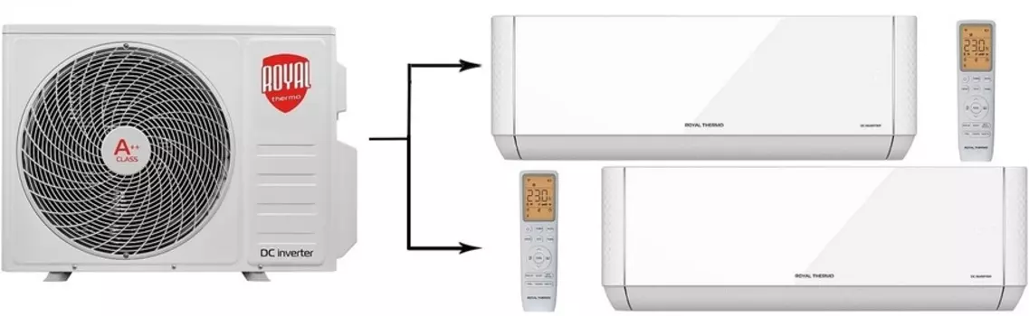 Мульти сплит-система на 2 комнаты Royal Thermo