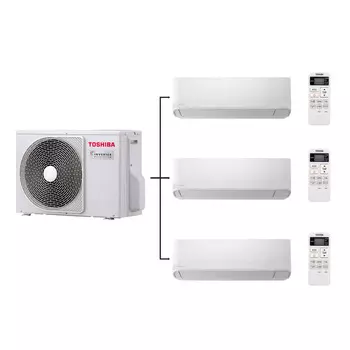 Мульти сплит-система на 3 комнаты Toshiba