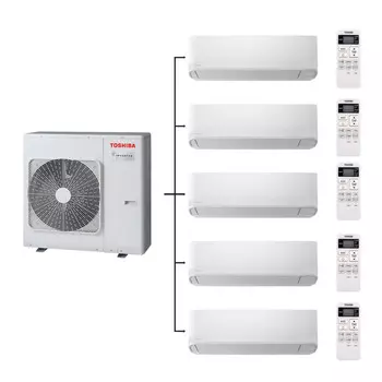 Мульти сплит-система на 5 комнат Toshiba