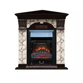 Надежный угловой электрокамин с эффектом живого огня Glenrich