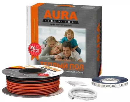 Нагревательный кабель 1 м2 Aura