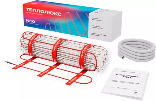 Нагревательный мат 0,5 м2 Теплолюкс