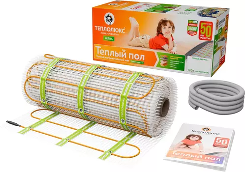 Нагревательный мат 15 м2 Теплолюкс