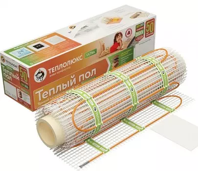 Нагревательный мат 1 м2 Теплолюкс
