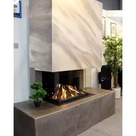 Панорамный газовый камин Karma