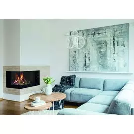 Панорамный газовый камин Karma