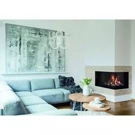 Панорамный газовый камин Karma