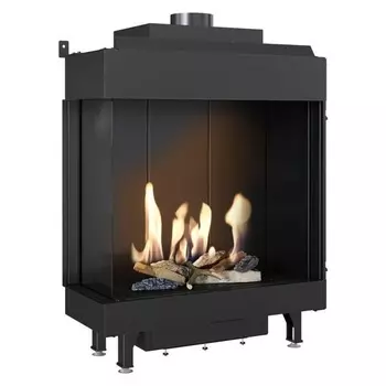 Панорамный газовый камин Kratki