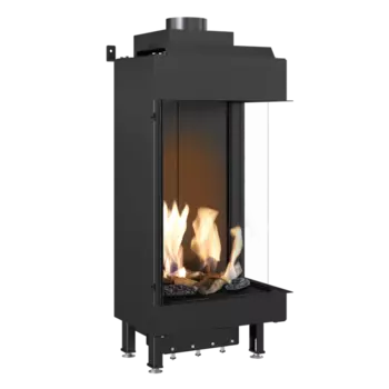 Панорамный газовый камин Kratki