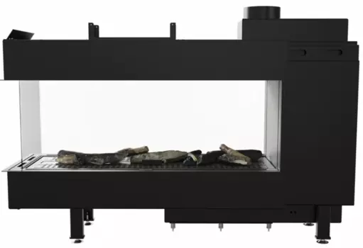 Панорамный газовый камин Kratki