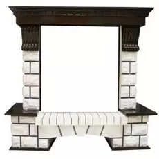 Портал из камня для камина Dimplex