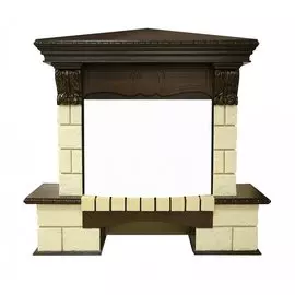 Угловой широкий портал Royal Flame